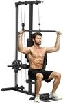 SPORTNOW Kraftstation f&uuml;r Zuhause multifunktionale Latzugstation mit...