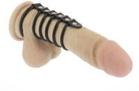 Erotic Fashion ra7447 Penisrohr, schwarz Leder Verstellbar, 1er-Pack (1 x 1 St&uuml;ck)