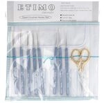 Tulip Etimo H&auml;kelnadel Set aus hochwertigem Stahl, Premium Gold - 1 St&uuml;ck