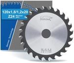 AKE blueline Kreiss&auml;geblatt | 120x20 Z24 Wechselzahn, Hartmetall | feiner...