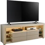 Goal 2 TV-Lowboard mit LED-Beleuchtung in Kaschmir, Riva Eiche Optik - TV...