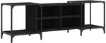 vidaXL TV Schrank, Verstellbar Fernsehschrank mit viel Stauraum, Lowboard HiFi