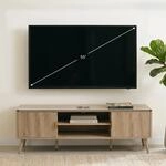 IDIMEX Lowboard ALMA 140 cm, Eiche Finish - Modernes TV Lowboard aus robustem...