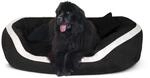 tierlando&reg; Orthop&auml;disches Hundebett Pepper Soft aus Velours - XL Hundesofa mit