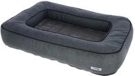 Kerbl Pet Kuschelbett Platin Ortho, Hundebett, Hundekissen, grau, 117x80x18cm,
