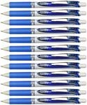 Pentel EnerGel Eco BL77E Gelschreiber mit Druckmechanik, blau (12 St&uuml;ck)