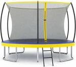 Zero Gravity Trampolin Outdoor oval, T&Uuml;V GS gepr&uuml;ft, Komplettset inkl. Leiter,