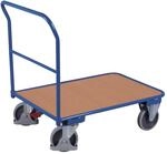 Schiebeb&uuml;gelwagen RAL5010 Enzianblau Stirnwagen Tischwagen Transportwagen