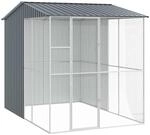 vidaXL Vogelk&auml;fig Anthrazit 215 x 310 x 247 cm Verzinkter Stahl, Garten und