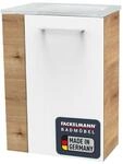 FACKELMANN SBC G&auml;ste-WC Set 2 Teile &ndash; Waschtischunterschrank in Wei&szlig; mit...