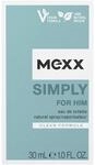 Mexx Simply for Him Eau de Toilette, erfrischend-eleganter Herrenduft,...