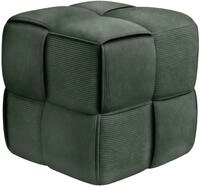 CLP Sitzhocker Cord Forinta, modernes quadratisches Design, bequemer Hocker,