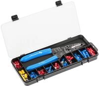 H&ouml;gert Technik - Crimpzange 0,5 &ndash; 6 mm2 f&uuml;r Kabelschuhe mit Abisolierer +