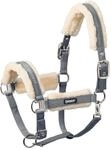 Eskadron Halfter Faux Fur Double Pin in ashblue, Gr&ouml;&szlig;e:Warmblut