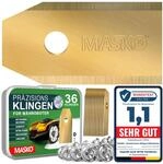 MASKO&reg; Ersatzmesser Klingen f&uuml;r M&auml;hroboter | Rasenm&auml;her Messer universal...