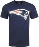 New Era NFL Shirt - Spray New England Patriots Navy - L