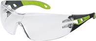 uvex pheos Arbeitsbrille - EN 166 & 170 - Klar/Lime-Schwarz