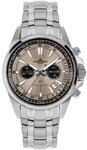 JACQUES LEMANS - Chronographen Liverpool - Quartz Uhrwerk - Edelstahl - 20 ATM