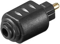 Cordons audio - Adaptateur Toslink m&acirc;le / Jack 3.5 mm femelle - Adaptateur...