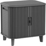Keter Velo Aufbewahrungsschrank &ndash; 113 L &ndash; Graphit &ndash; wetterfest,