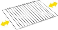 Sauvic Backofenrost, verchromtem Stahl, 42-60 x 34 cm, 02547