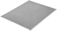 Kleine Wolke Badteppich Velvet Platinfarben 50 x 60 cm