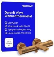 Duravit Wave Wannenarmatur Aufputz f&uuml;r 2 Verbraucher mit Umstellventil,