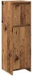 vidaXL Badschrank Altholz-Optik 30x30x95 cm Holzwerkstoff, Badezimmerm&ouml;bel,