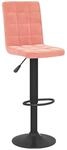 vidaXL Barhocker Rosa Samt