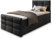 Masseno Boxspringbett Amon 80 80x200 cm Komplett-Set mit Matratze und Topper,