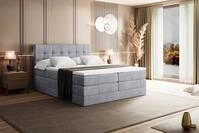 ALTDECOR Boxspringbett mit Matratze und Lattenrost, Topper, Polsterbett mit
