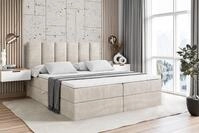 ALTDECOR Boxspringbett mit Matratze und Lattenrost, Boxbett, Topper,...