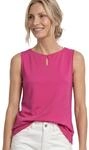 Street One Damen Top mit Rundhals und Cut-Out-Detail