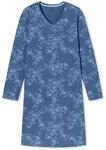 Uncover by Schiesser Damen Nachthemd Sleepshirt V-Ausschnitt Langarm, 95cm -