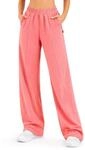 SMILODOX Jogginghose Nexa Damen, Wide Leg High Waist, Trainingshose mit...