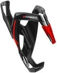 Elite Custom Race Plus Flaschenhalter &ndash; Schwarz Gl&auml;nzend mit Roter Grafik &ndash;