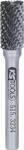 KS Tools 515.3234 HM Zylinder-Fr&auml;sstift Form A mit Stirnverzahnung, 10mm