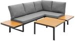 ML-Design Gartenm&ouml;bel Set 3 tlg, Terrassenm&ouml;bel mit Couchtisch & Kissen,