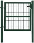 V2Aox Gartentor Tor f&uuml;r Gartenzaun Zaun 100 cm hoch Gartent&uuml;r aus Metall f&uuml;r