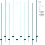 VEVOR Zaunpfosten 213,36 cm, 10er-Set Metallzaunpfosten, Weidezaunpfahl aus