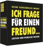 Kylskapspoesi AB Ich Frage f&uuml;r einen Freund, 14.1 cm x 4.3 cm x 14.1 cm, Schwarz