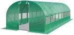 TOOLPORT Foliengew&auml;chshaus Gew&auml;chshaus 3x8m stabil & langlebig mit Fenster -