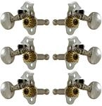 Grover V98N Sta-Tite Machine Head, Vertical - Guitar Machine Heads, 3 + 3 - Nickel