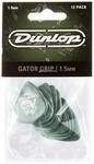 JIM DUNLOP Plektrum Gator Grip 1,50mm 12 St&uuml;ck