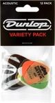 JIM DUNLOP Plektrum Variety Pack Akustikgitarre, 6 St&uuml;ck, Ultex, tortex, Shell