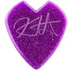 JIM DUNLOP Plektrum Kirk Hammet Violet Sparkle Jazz 6 St&uuml;ck
