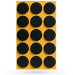 15 x Filzgleiter &Oslash; 28 x 3 mm selbstklebend schwarz M&ouml;belschoner M&ouml;belschutz