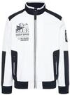Camp David Herren Softshelljacke mit Colour-Blocking Opticwhite, S