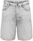 Only & Sons Male Jeans-Shorts ONSFADE Mittlere Taille Locker geschnitten Shorts