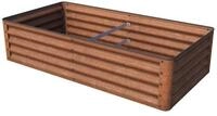 GFP Primeyard Luca Cortenstahl-Hochbeet 150x75x35 cm - stabiles Gartenbeet mit